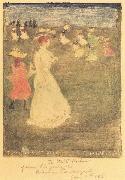 Maurice Prendergast The Breezy Common oil